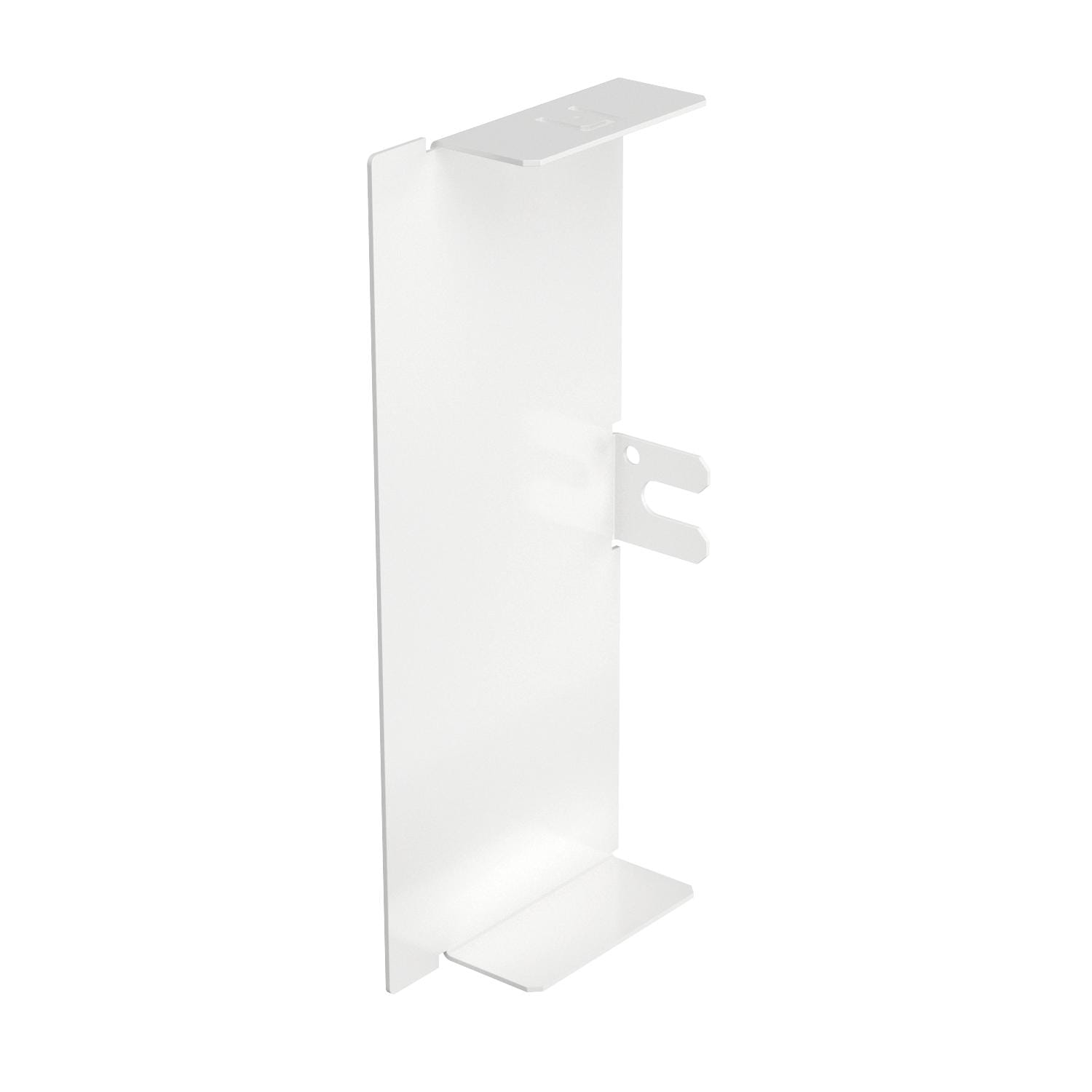 OBO BETTERMANN - Elemento terminale 60x150mm in acciaio zincato/plastificato bianco RAL 9010.