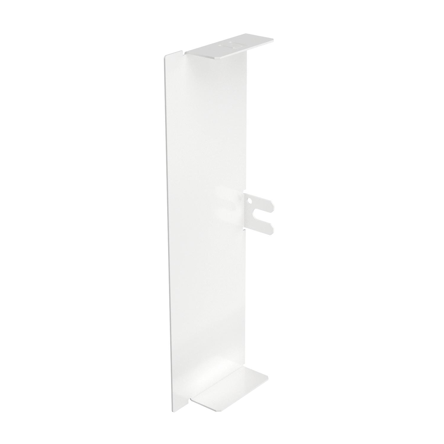OBO BETTERMANN - Elemento terminale 60x200mm in acciaio zincato/plastificato bianco RAL 9010.