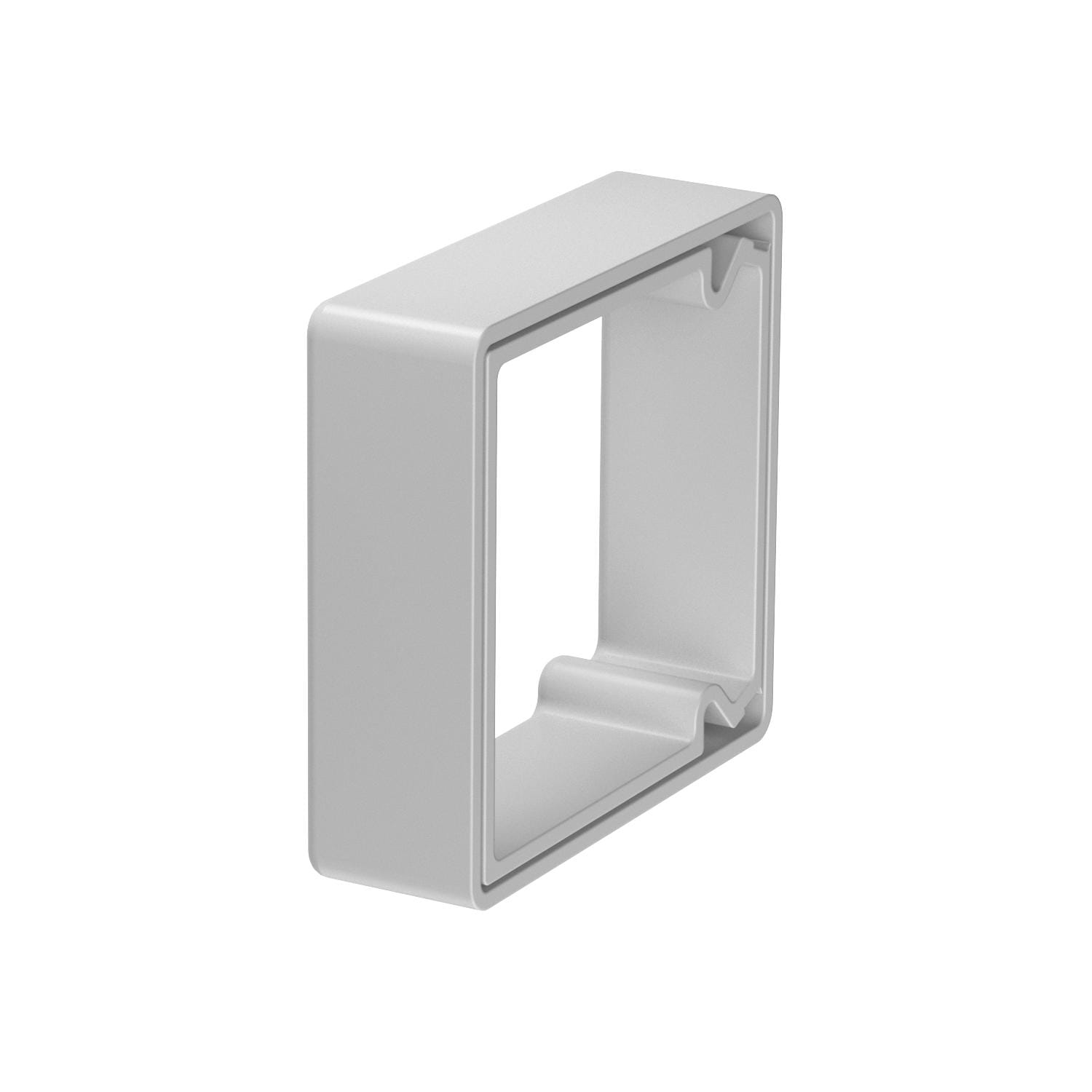 OBO BETTERMANN - Anello protezione bordi per canale LKM 60x60mm in Polivinilcloruro grigio.