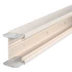 OBO BETTERMANN - Canale porta apparecchi 70x110x2000 Polivinilcloruro bianco crema RAL 9001 con base preforata.