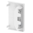 OBO BETTERMANN - Elemento terminale 70x110mm in Polivinilcloruro bianco RAL 9010 per un'installazione impeccabile.