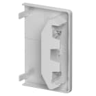 OBO BETTERMANN - Elemento terminale 70x110mm in polivinilcloruro grigio chiaro RAL 7035.