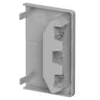 OBO BETTERMANN - Elemento terminale 70x110mm in Polivinilcloruro grigio pietra RAL 7030.