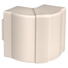 OBO BETTERMANN - Angolo esterno variabile 70x130mm in Policarbonato/acrilnitrile butadiene stirolo bianco crema RAL 9001.