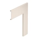 OBO BETTERMANN - Coperchio angolo piatto liscio Polivinilcloruro bianco crema RAL 9001 GK-OTGFCW.