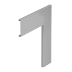 OBO BETTERMANN - Coperchio angolo piatto liscio in Polivinilcloruro grigio pietra RAL 7030 GK-OTGFGR.