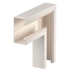 OBO BETTERMANN - Curva piana 70x130mm in Polivinilcloruro bianco crema RAL 9001.