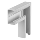 OBO BETTERMANN - Curva piana 70x130mm in Polivinilcloruro grigio chiaro RAL 7035.