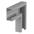 OBO BETTERMANN - Curva piana 70x130mm in Polivinilcloruro grigio pietra RAL 7030.