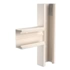OBO BETTERMANN - Derivazione a T 70x130mm in Polivinilcloruro bianco crema RAL 9001.