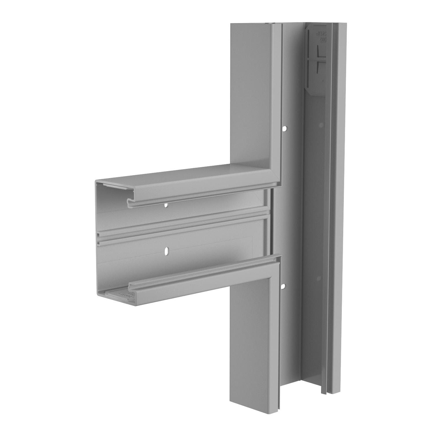 OBO BETTERMANN - Derivazione a T 70x130mm in Polivinilcloruro grigio pietra RAL 7030.