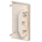 OBO BETTERMANN - Elemento terminale 70x130mm in polivinilcloruro bianco crema RAL 9001.