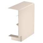 OBO BETTERMANN - Coperchio angolo curva piana 70x170mm in policarbonato/acrilnitrile butadiene stirolo bianco crema RAL 9001.