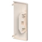 OBO BETTERMANN - Elemento terminale 70x170mm in polivinilcloruro bianco crema RAL 9001 per finiture impeccabili.
