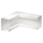 OBO BETTERMANN - Angolo interno simmetrico 90x130x300 in alluminio bianco RAL 9010.