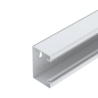 OBO BETTERMANN - Canale porta apparecchi simmetrico 70x110x2000 in acciaio bianco RAL 9010.
