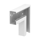OBO BETTERMANN - Curva piana discesa asimmetrica 70x130x300 in acciaio bianco RAL 9010.