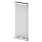 OBO BETTERMANN - Elemento terminale 70x170x10 in acciaio bianco RAL 9010 per un design elegante e funzionale.