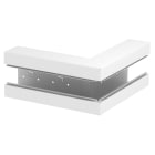 OBO BETTERMANN - Angolo esterno simmetrico 90x170x300 in acciaio bianco RAL 9010.