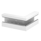 OBO BETTERMANN - Angolo esterno asimmetrico 70x170x300 in Acciaio bianco RAL 9010.