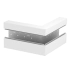 OBO BETTERMANN - Angolo esterno asimmetrico 70x210x300 in Acciaio bianco RAL 9010.