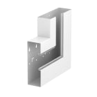 OBO BETTERMANN - Curva piana salita asimmetrica 70x210x300 in acciaio bianco RAL 9010.