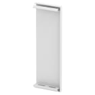 OBO BETTERMANN - Elemento terminale 70x210x10 in acciaio bianco RAL 9010.