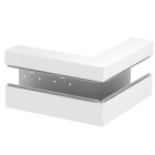 OBO BETTERMANN - Angolo esterno asimmetrico 90x210x300 in Acciaio bianco RAL 9010.