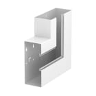 OBO BETTERMANN - Curva piana salita asimmetrica 90x210x300 in Acciaio bianco RAL 9010.