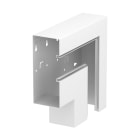 OBO BETTERMANN - Curva piana discesa asimmetrica 90x210x300 in Acciaio bianco RAL 9010.