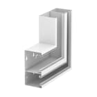 OBO BETTERMANN - Curva piana salita asimmetrica 90x170x300 in acciaio bianco RAL 9010.