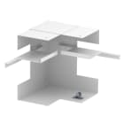 OBO BETTERMANN - Angolo interno 90x170x148, asimmetrico, acciaio bianco RAL 9010.