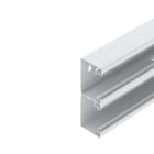 OBO BETTERMANN - Canale porta apparecchi simmetrico 70x210x2000 in acciaio bianco RAL 9010.