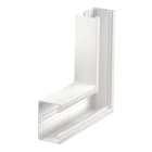OBO BETTERMANN - Curva piana simmetrico 70x110x300 in alluminio bianco RAL 9010.