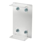 OBO BETTERMANN - Elemento terminale 70x110x37 in alluminio bianco RAL 9010 per un design elegante e funzionale.