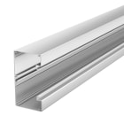 OBO BETTERMANN - Canale porta apparecchi simmetrico 70x130x2000 in alluminio anodizzato.