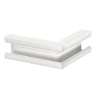 OBO BETTERMANN - Angolo esterno simmetrico 70x130x300 in alluminio bianco RAL 9010.
