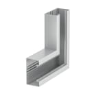 OBO BETTERMANN - Curva piana simmetrico 70x130x300 in alluminio anodizzato.