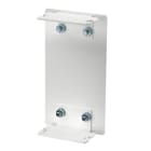 OBO BETTERMANN - Elemento terminale 70x130x37 in alluminio bianco RAL 9010 per un design elegante e funzionale.