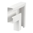 OBO BETTERMANN - Curva piana discesa asimmetrica 70x170x300 in Alluminio bianco RAL 9010.