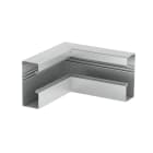 OBO BETTERMANN - Angolo interno asimmetrico 70x170x300 in alluminio anodizzato.