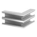 OBO BETTERMANN - Angolo esterno 2 scomparti 90x210x300 in alluminio anodizzato.