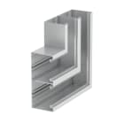 OBO BETTERMANN - Curva piana 2 scomparti 90x210x300 in alluminio anodizzato.