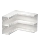 OBO BETTERMANN - Angolo interno 2 scomparti 90x210x300 in alluminio bianco RAL 9010.