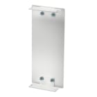 OBO BETTERMANN - Elemento terminale 90x210x37 in alluminio bianco RAL 9010 per un design moderno e funzionale.