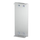 OBO BETTERMANN - Elemento terminale 90x210x37 in alluminio anodizzato.