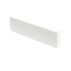 OBO BETTERMANN - Coperchio angolo esterno 12x76,5x300 Alluminio bianco RAL 9010.