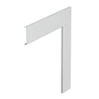 OBO BETTERMANN - Ga-Otfel Coperchio angolo piatto 12x76,5x400 Alluminio anodizzato.