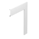 OBO BETTERMANN - Coperchio angolo piatto 80 12x76,5x400 Acciaio bianco RAL 9010.