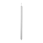 OBO BETTERMANN - Colonna verticale copertura pavimento/soffitto 2505x115x75 in acciaio bianco RAL 9010.